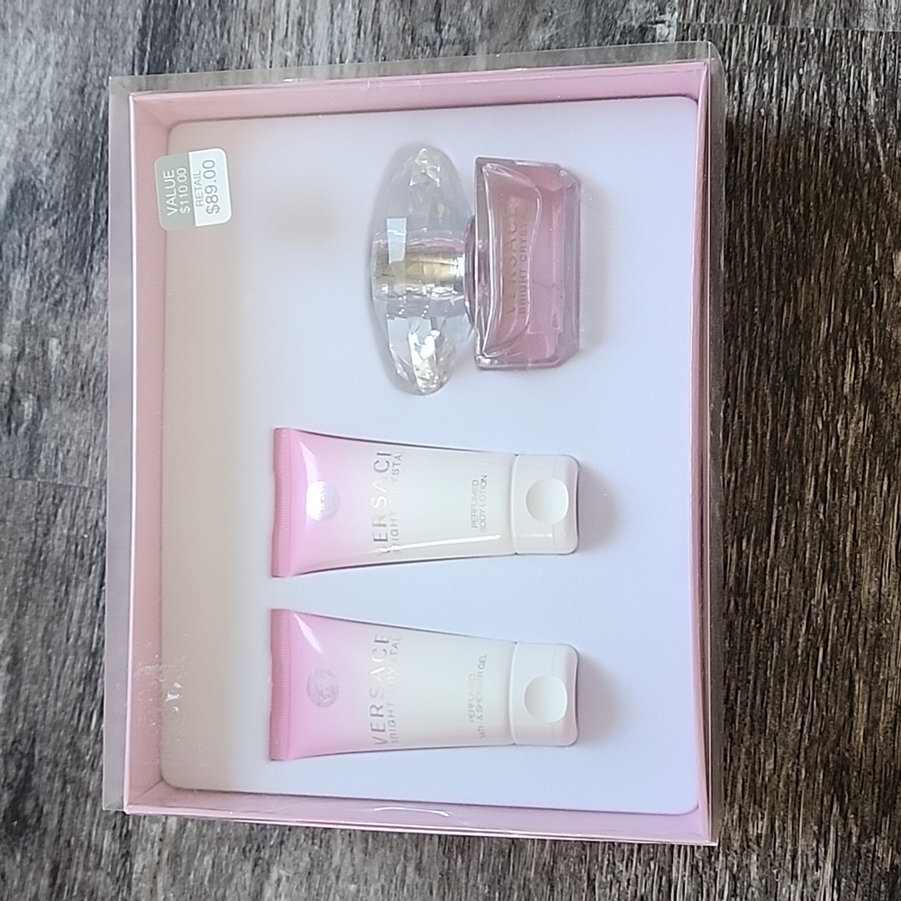 Versace Eau De Toilette, body lotion and shower gel